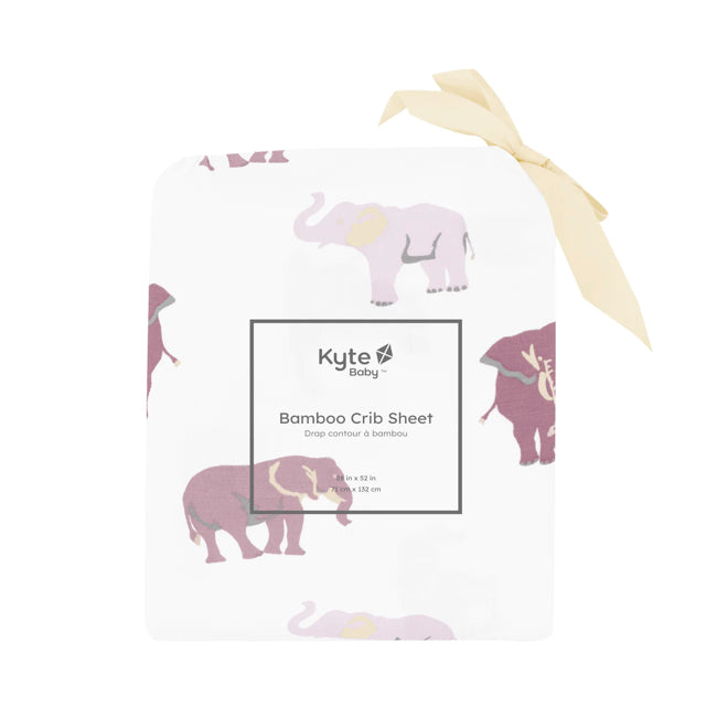 Kyte Baby Crib Sheet in Elephant Elephant Crib Sheet