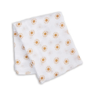 Lulujo Swaddle Blanket Muslin Cotton LG - Suns