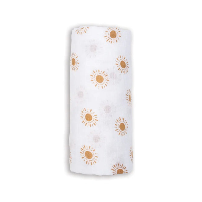 Lulujo Swaddle Blanket Muslin Cotton LG - Suns