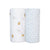 Lulujo 2pk Cotton Muslin Swaddles - Bees + Blue Dots