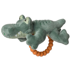 Mary Meyer Taggies Teether Rattle - Alligator 5"