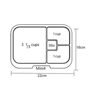 Munchbox Mini 4 - Clear Tray