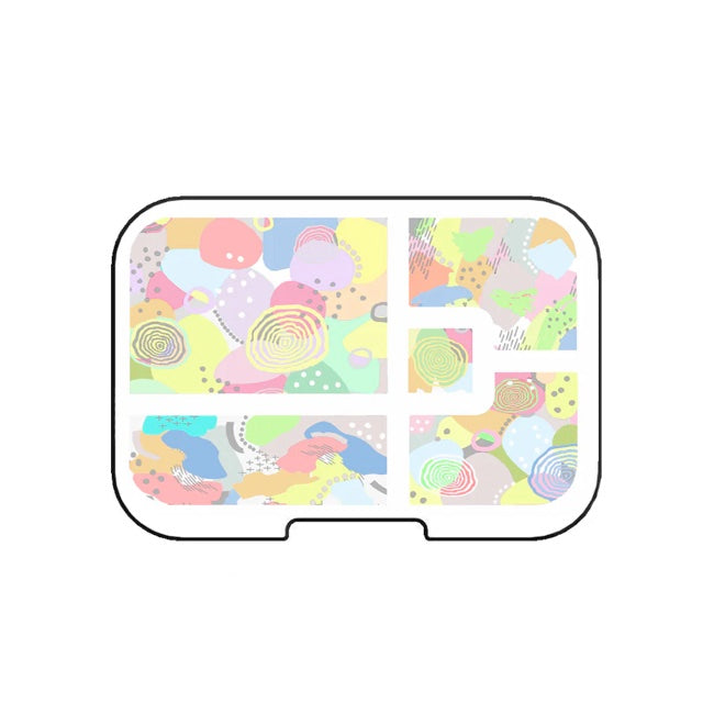Munchbox Midi 5 - Artwork Tray(pastel)
