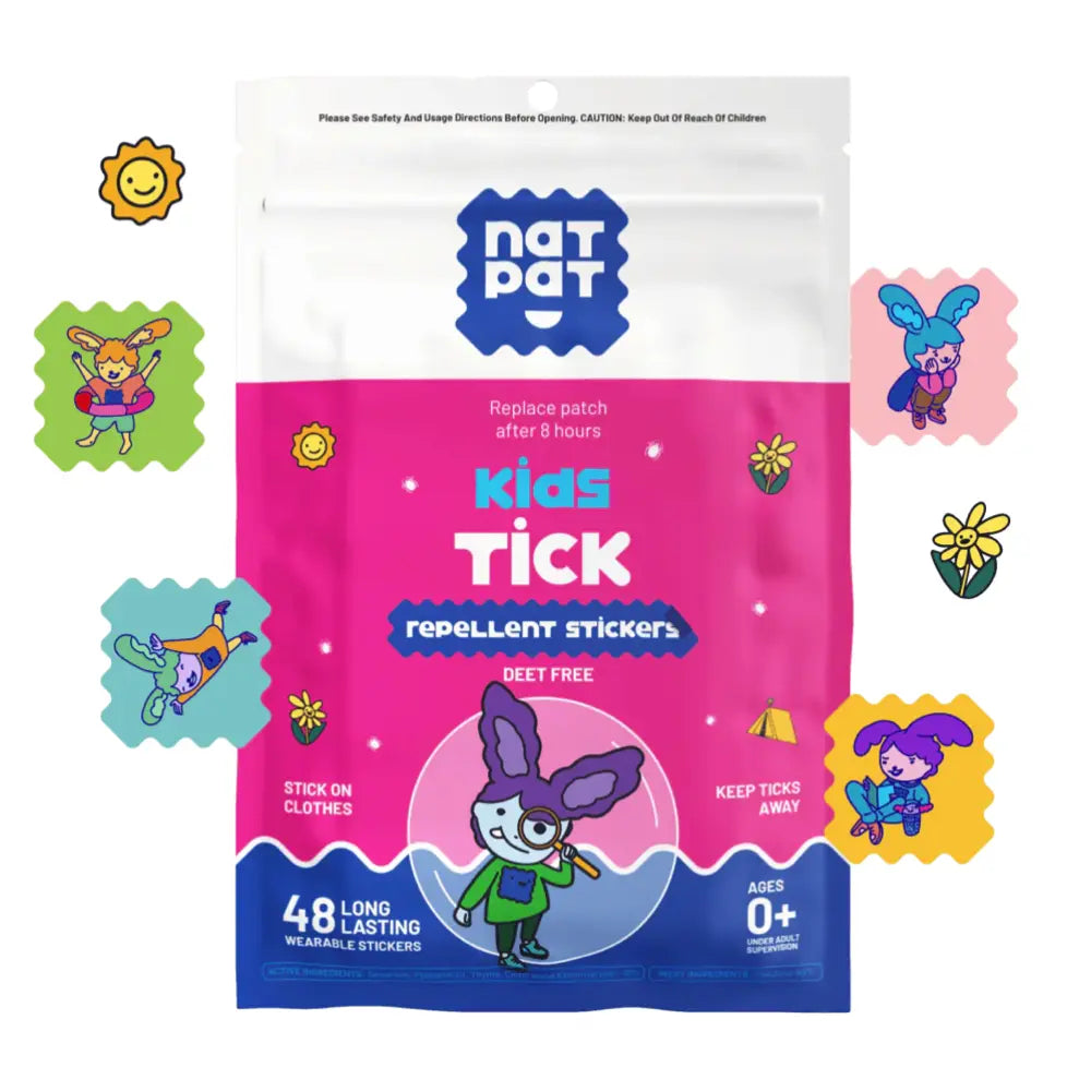 NATPAT Kids Tick Repellent Stickers