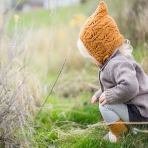 Nooks Golden Spruce Merino Wool Bonnet