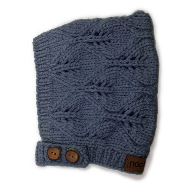 Nooks Steel Blue Merino Wool Bonnet