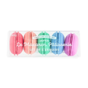 Ooly Le Macaron Patisserie Scented Eraser - Set of 5