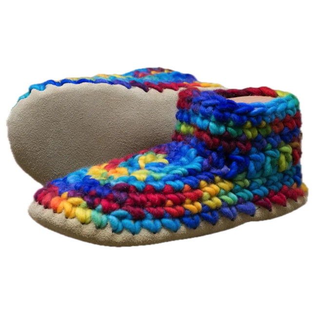 Padraig Cottage Youth Slippers - Rainbow Multi