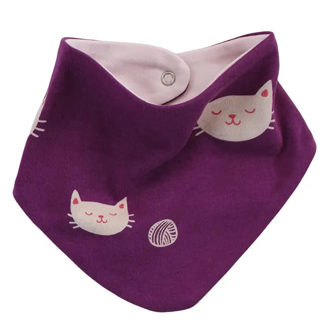 Parade Organics Baby Bandana Bib - Cats