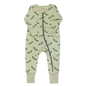 Parade Organics Essentials Long Sleeve Romper - Sweetpea