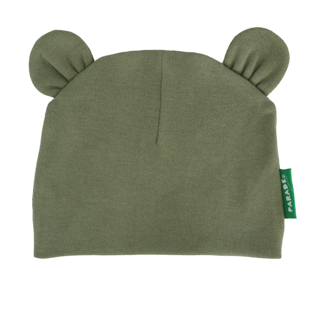 Parade Organics Baby Bear Hat - Olive