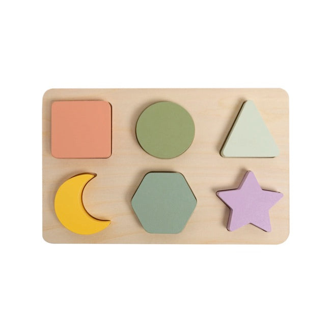 Pearhead Wooden Shapes Puzzle