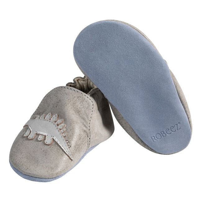 Robeez Soft Soles Ramsey Grey 0 6M