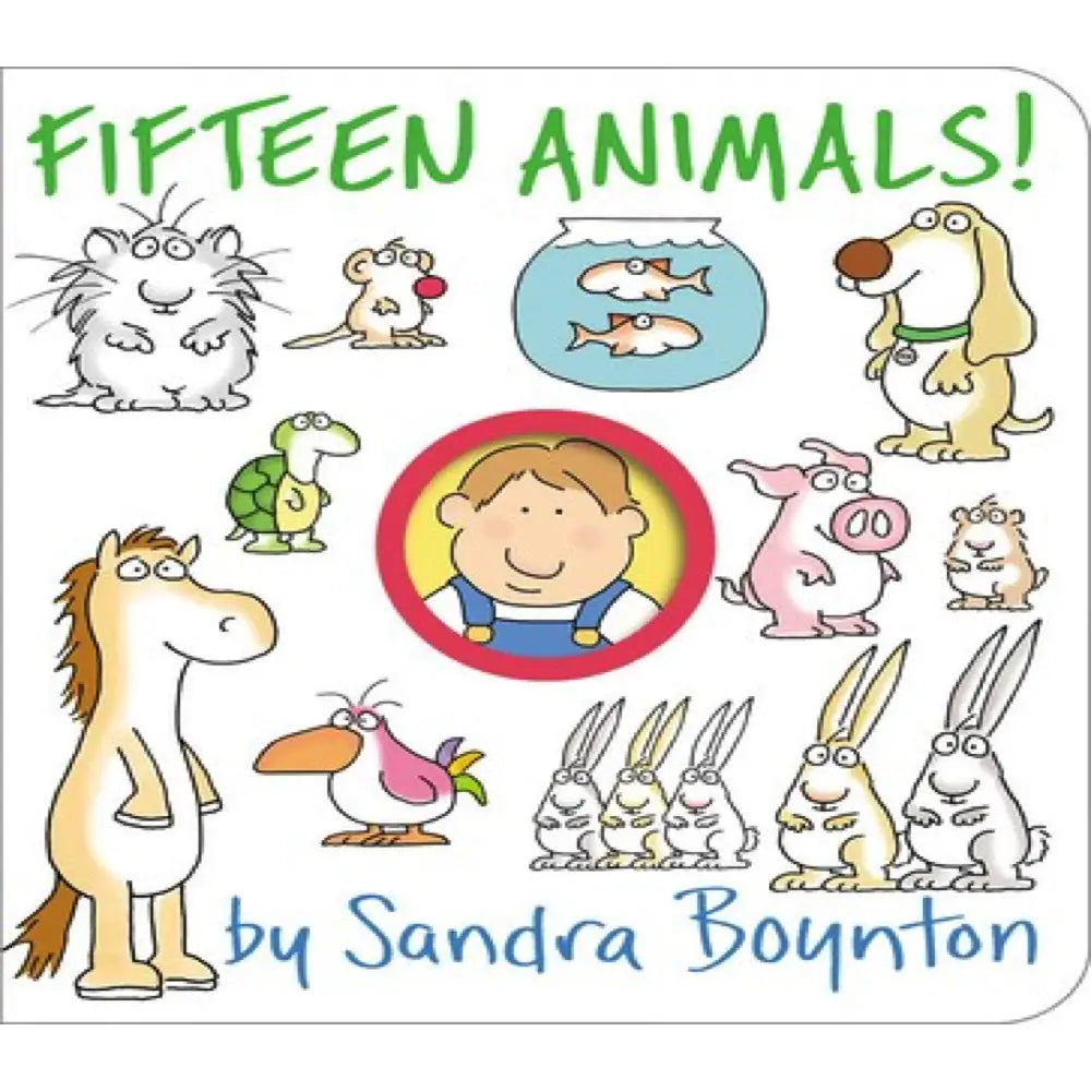 Boynton, Sandra; Fifteen Animals, Board Book