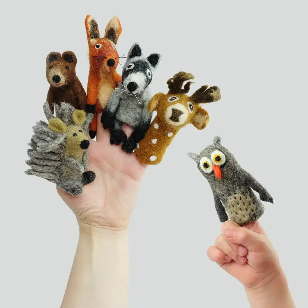 The Winding Road Finger Puppet Forest Friends