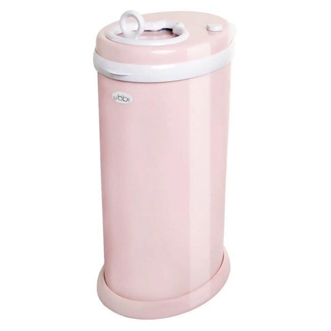 Ubbi Eco-Friendly Stainless Diaper Pail - Blush Pink