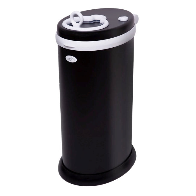 Ubbi Eco-Friendly Stainless Diaper Pail - Matte Black