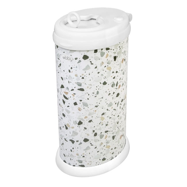 Ubbi Eco-Friendly Stainless Diaper Pail - Terrazzo