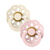 Bibs Boheme Latex Pacifier 2pk - Ivory/Blossom