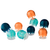 boon jellies suction cup bath toys - navy/coral