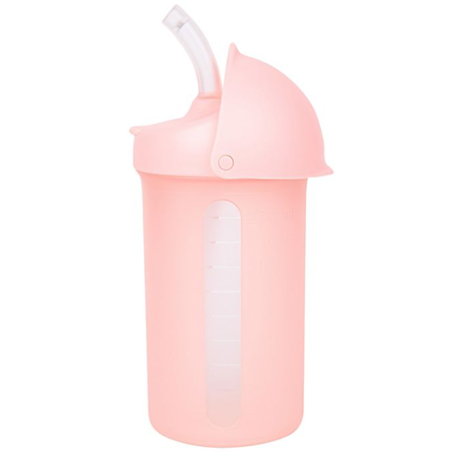 boon swig straw 9oz cup - pink