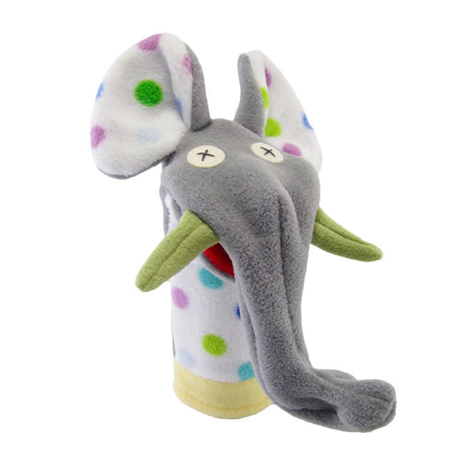 Cate & Levi Softy Fleece Puppet - Party Elephant