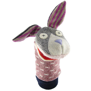 Cate & Levi Wool Animal Puppet - Bunny