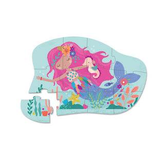 crocodile creek 12 piece mini puzzle - mermaid dreams