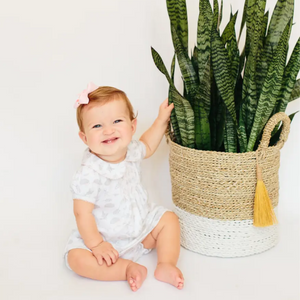 pineapple sunshine cameryn hedgehog dress with ruffle bloomer