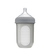 boon nursh 8oz silicone bottle - light grey