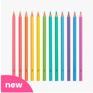 ooly pastel hues coloured pencils - set of 12