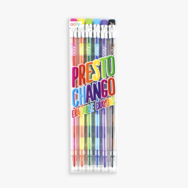 ooly presto chango crayons erasable crayons set of 6 - Baby Charlotte Canada