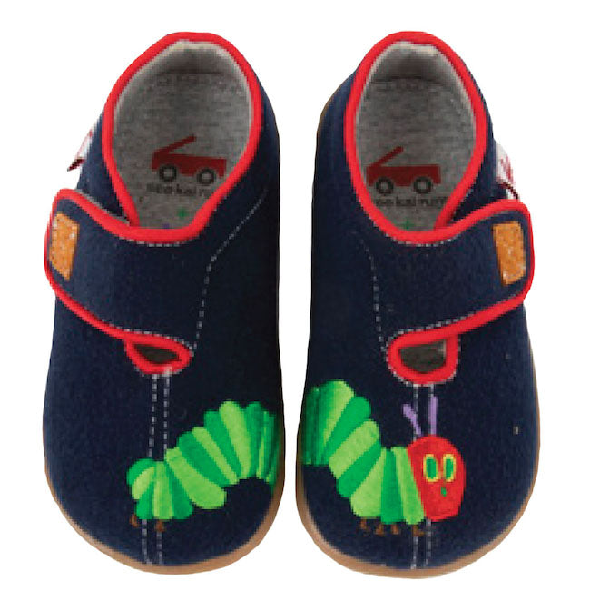 See Kai Run Cruz Crib Shoe Navy Hungry Caterpillar